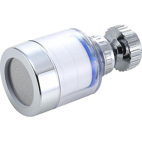 Robinet universel avec filtre anti-éclaboussures - Robinet de lavabo - Tête de robinet pivotante à 360 degrés - Filtre à eau (1/5)