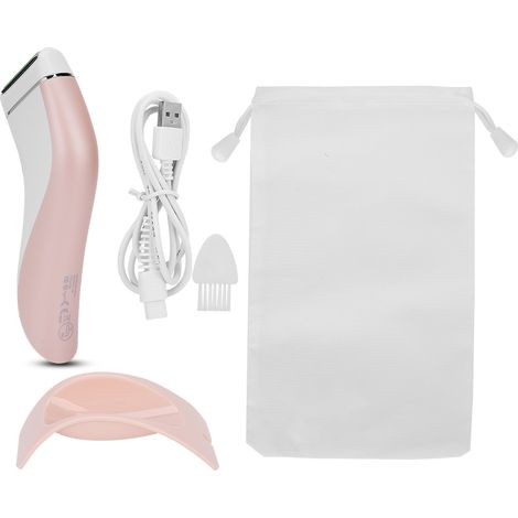 Appareil d'Épilation Électrique USB pour Femmes, Imperméable avec Base (1/5)