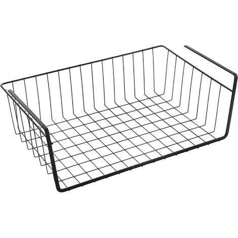 Panier suspendu Metaltex Kanguro 40x26x14 cm Noir (1/5)