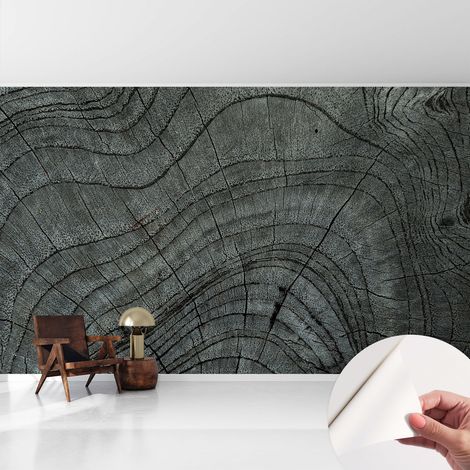 Selbstklebend Tapete - abwaschbar - Arbeitszimmer - Esszimmer- Top Qualität Maserungsmuster 416x254 cm (1/5)
