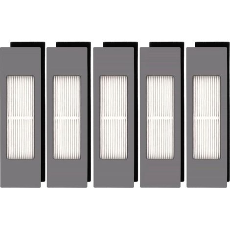 Lot de 5 filtres HEPA pour ECOVACS DEEBOT OZMO N10, N10 Plus, 920, 950, T8, T9, T5, N5, N7 et N8+ (1/5)