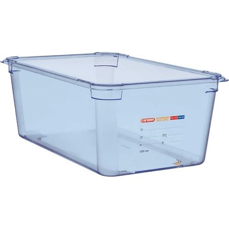 Boîte hermétique bleu en ABS sans BPA - Araven GN 1/1