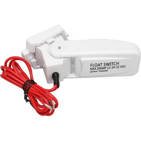Pompe de cale bateau interrupteur flotteur automatique haute puissance sécurisé 18AWG pour eau domestique eau de mer marine (1/5)