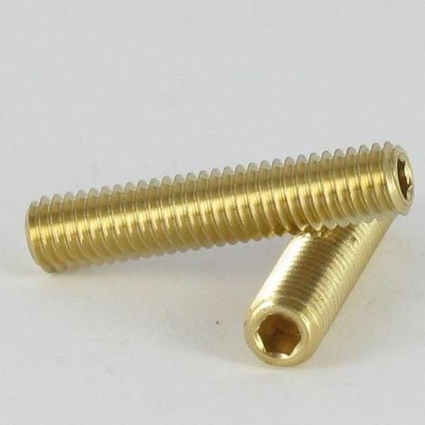 Vis métaux Laiton Sans tête six pans creux (sthc) Clé de 2.5 HC2.5 M5X8 Bout plat-100 pièces