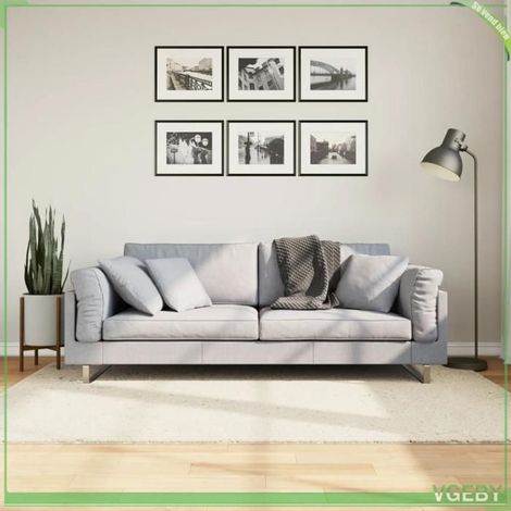 375491 Tapis OVIEDO à poils courts beige 140x200 cm (1/5)
