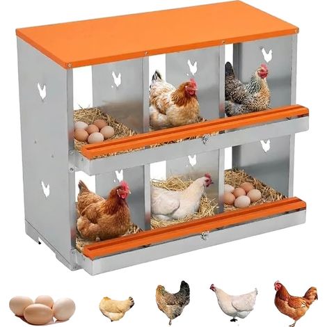 Nistkästen, belüftete Löcher, mehrere Fächer, ODER 6 LÖCHER (1/2)