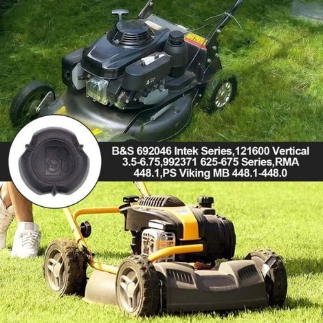 Bouchon Reservoir Carburant - Tondeuse A Gazon - Compatible Briggs Stratton Intek 121600 Vertical Quantum Europa Viking - Noir - 1 Piece (1/5)