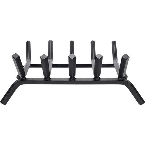 Support de Bûches de Grille de Bûches de Cheminée, Support de Bûches de Bois Polyvalent Robuste pour Arrière-cours, Patios et l'Intérieur (1/5)