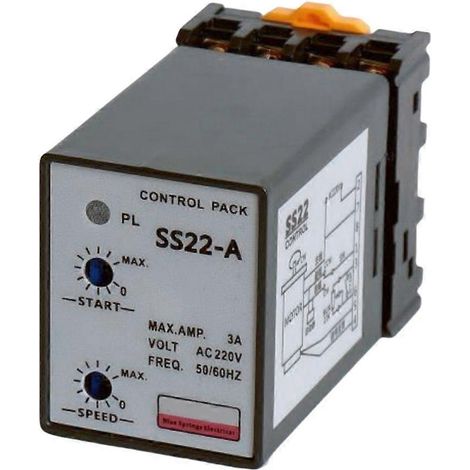 Zuverlässiger Drehzahlregler SS22 für Einphasenmotoren in Automatisierungssystemen