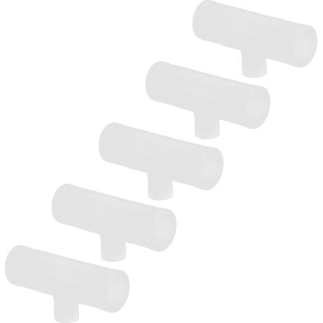 Lot de 20 tubes en T pour abreuvoirs à poulets, résistants et étanches, sans perçage, pour l'élevage industriel. Tube en T G1/2. (1/5)