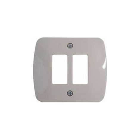 Placca Autoportante 2 Moduli Avorio ( ELETTROCANALI cod. ECLPR652F )