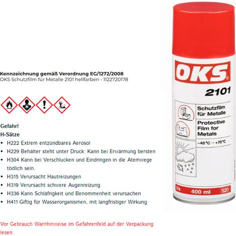 Film de protección metal Spray OKS2101, 400ml (por 12) (1/5)