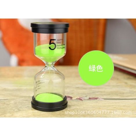 Sablier Minuterie Cuisine - 5 Minutes - Indicateur Visuel Temps - Pour Cuisine Jeux École Bureau - 1 Pièce (1/4)