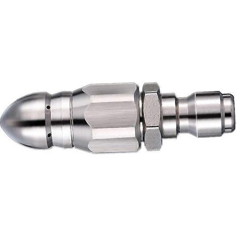 Raccord rapide 1/4 pouce, buse de débouchage, acier inoxydable, conception durable (1/5)