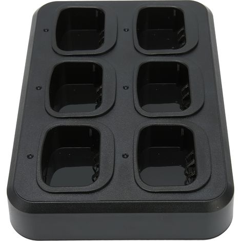 Chargeur 6 ports rapide pour talkies-walkies BF-UV5R, station de recharge sécurisée pour radios bidirectionnelles, AC 100-240V avec prise européenne. (1/5)