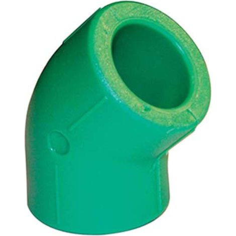 GOMITO PPR A SALDARE 45° - VERDE MM 20 - 20 pezzi