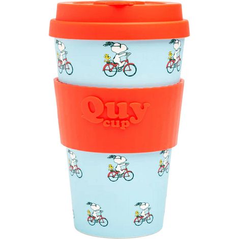 THERMOS TAZZA "TRAVEL MUG" SNOOPY BICI 400ML
