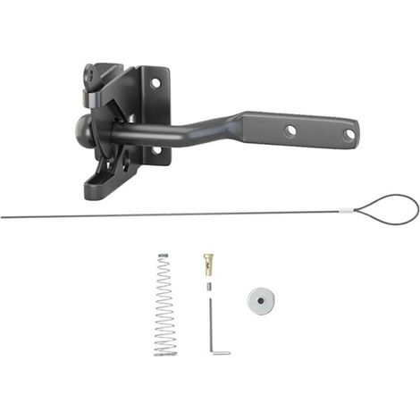 1Ensemble Verrou de Clôture Auto Bloquant de Fermeture pour Portes Métalliques Vinyles (1/5)