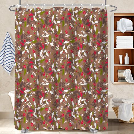 Rideau de douche en polyester 180x180 artistique rideau imperméable pour délimiter l’espace dans une salle de bain ouverte (1/5)
