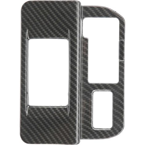 Cache de panneau de commande des phares antibrouillard, cadre de bouton, garniture pour Tacoma 2016-2020, style fibre de carbone (1/4)