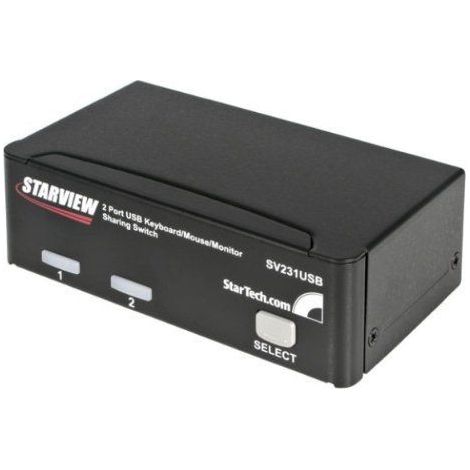 StarTech.com 2 Port VGA USB KVM Switch - VGA KVM Umschalter inkl. Kabel (1/5)