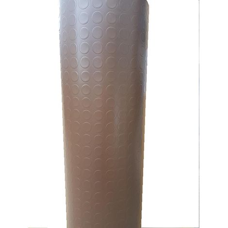 PAVIMENTO PVC BULLONATO - MARRONE - 1MTX25MT ROTOLO COPRIPAVIMENTO