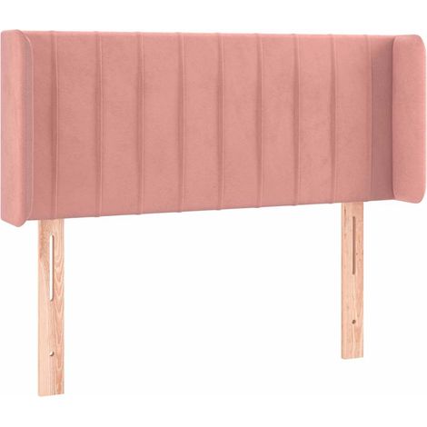 Maison Exclusive - Cabecero de terciopelo rosa 83x16x78/88 cm (1/5)