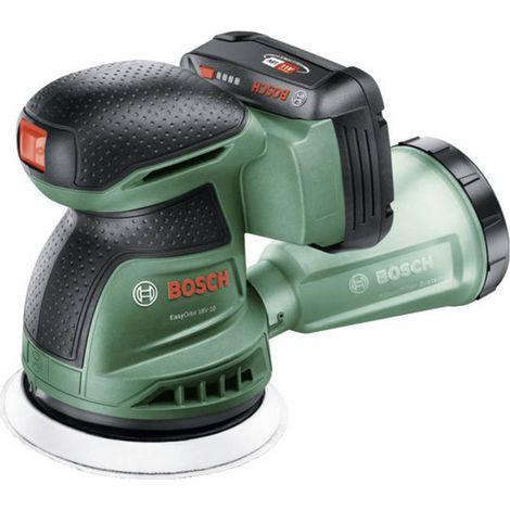 Bosch - Ponceuse excentrique sans fil 18V EasyOrbit 18V-20, 1 batterie 2,0 Ah Li-Ion, chargeur 06033E4002