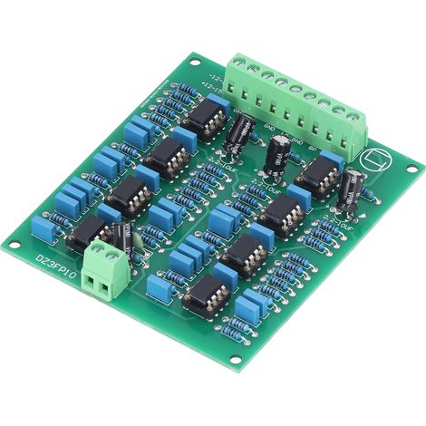 NE5532 3-Kanal-Vorverstärkermodul, Höhen-, Mitten- und Bassregelung, einstellbarer Ausgang, DIY-Soundkarte, Stereo-Vorverstärker.