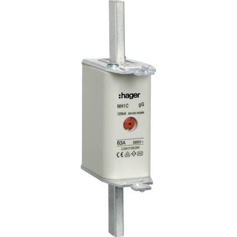 [NEUWERTIG] Hager Lnh1063 M Nh Sicherung 63 A Verteilerschrank Technik Sicherung Verteiler B-Ware