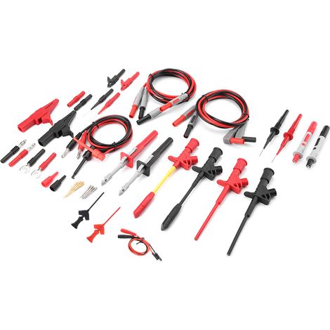 Kit de cordons de test pour multimètre P1600E 15 en 1, remplaçables et enfichables, avec connecteurs BNC (1/5)