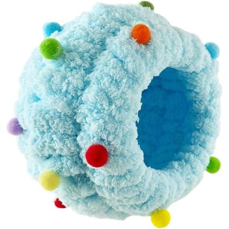 Nid d'oiseau à suspendre pour animal domestique, cabane douce pour cacatoès, perroquet, inséparable, perruches, hamster (bleu) (1/5)