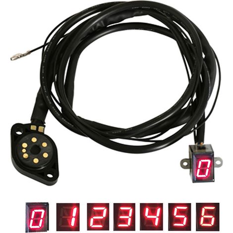 Indicateur de vitesse numérique universel pour moto, capteur de changement de vitesse pour moto (1/4)