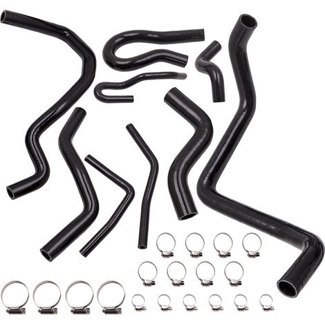 9 Pcs Silicone Radiator Heater Hose Kit para Honda Civic D15 D16 SOHC 245 PSI (1/5)