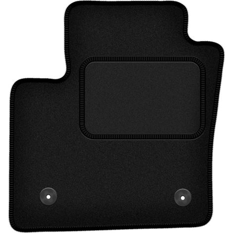Tapis de sol conducteur en velours noir pour Toyota C-HR crossover (2016-) (1/5)