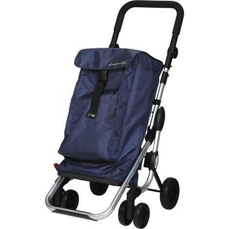 Carrello della Spesa Playmarket Go Up Basic Navy Pieghevole