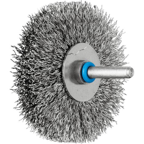 PFERD TOOLS INOX-TOTAL Rundbürste ungezopft RBUIT Ø70x15 mm Schaft-Ø6 mm Edelstahl-Draht-Ø0,30 10 Stk (1/4)
