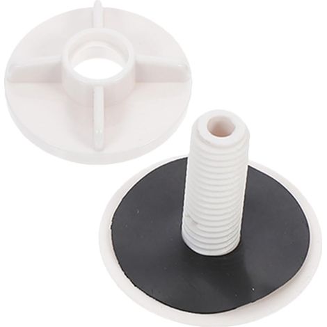 Cache-trou de Robinet Cuisine ABS Blanc (1/5)
