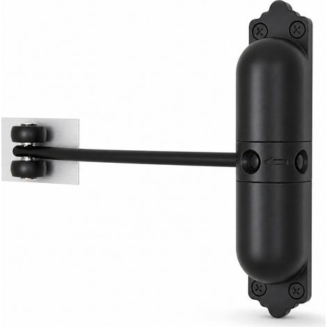 Adjustable Silent Automatic Door Closer Home Black (1/5)