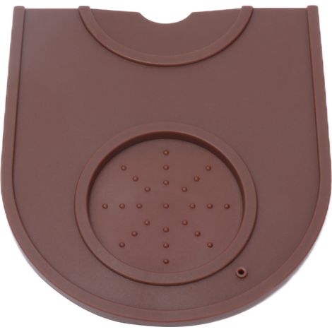 Tapis de tassement à café antidérapant en silicone alimentaire, coin tasseur pour cuisines domestiques et professionnelles (1/5)