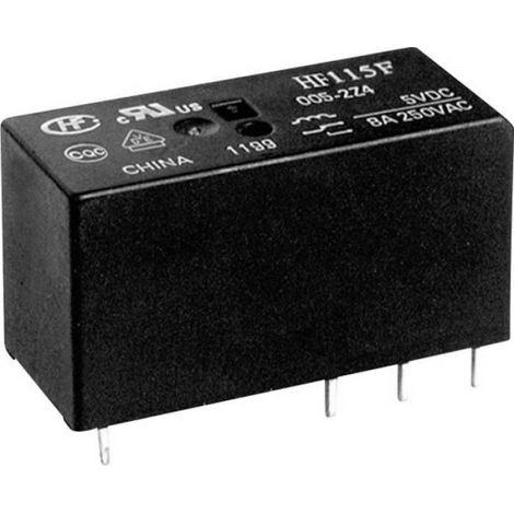 Relais Pour Circuits Imprimés - 5 V DC - 8 A - 2 Contacts Inverseurs - Conforme EN 60335-1 - 1 Pièce
