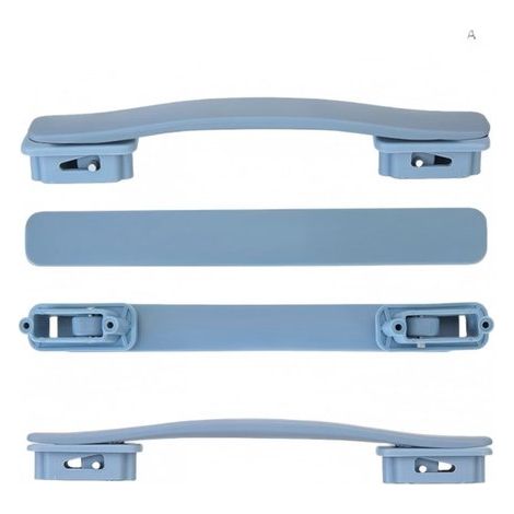 Maniglia per bagaglio, confezione da 3, 21,3 x 3 x 3 cm, ricambi per maniglie di valigie e borse, maniglia di trasporto portatile e facile da installare per valigie (1/5)