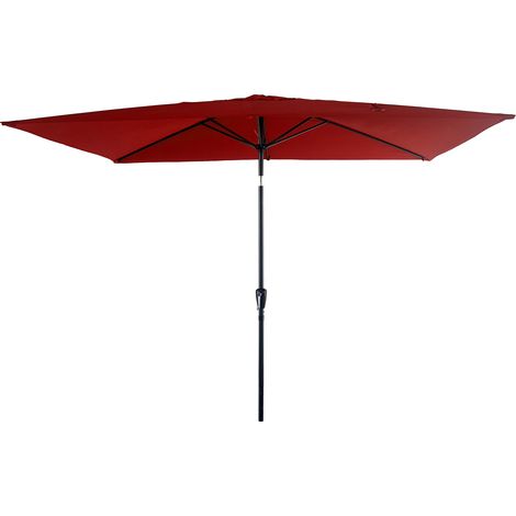 Sonnenschirm gerade HAPUNA rechteckig 2x3m rot (1/5)