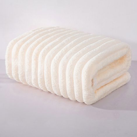 Serviette Plage - Velours Corail - 40 x 80 cm - Absorbante et Rapide Séchage - Pour Plage Piscine Salle De Bain Voyage - 1 Pièce (1/3)