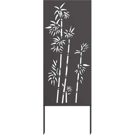 Écran de confidentialité de jardin Floral Noir 50 x 140 cm CFW930924 (1/5)