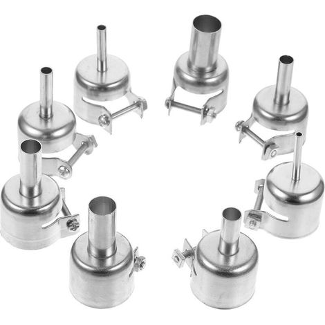 Kit de buses de pistolet thermique 8 pièces pour Station de soudage à Air chaud 850, accessoire d'outil de réparation (1/4)