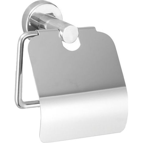Porte-papier toilette inox 304 mural – Tissu avec couvercle anti-poussière salle bain brillant, salle de bain (1/5)
