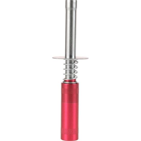 Allumeur de bougie de préchauffage en alliage d'aluminium, accessoire RC 1/10 compatible avec les camions-citernes HSP 80103 (rouge)