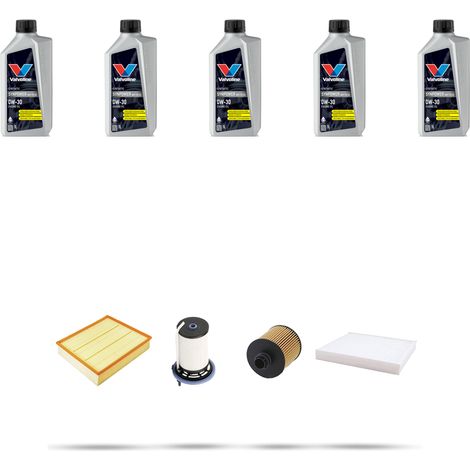 Kit tagliando 4 FILTRI e 5L OLIO compatibile con Jeep Renegade (BU) 2.0 Multijet 125kw dal 2014 (1/5)