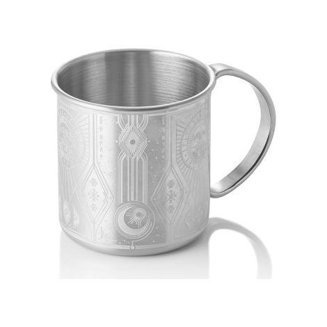 Gobelet Moscow Mule 0,45 ltr Ø 9 cm argent inox 18/8 TATTOO - Was Germany (1/2)